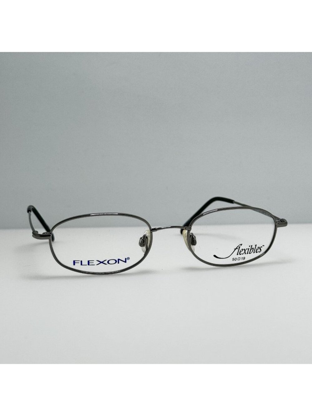 Flexon Flexibles 5422 Dark Silver Eyeglasses Eye Glasses Frames 50-19-145 Japan